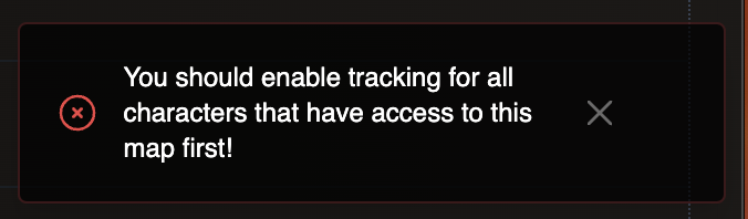 Characters Tracking Rescrict Characters Tracking Rescrict