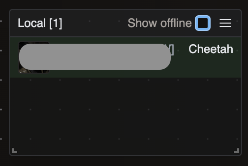 Local Characters Local Characters